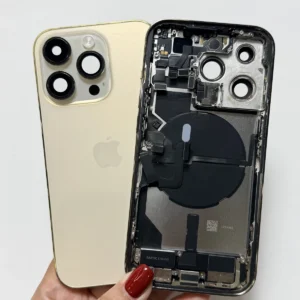 iPhone Pro Rear Housing Assembly - Cream Gold