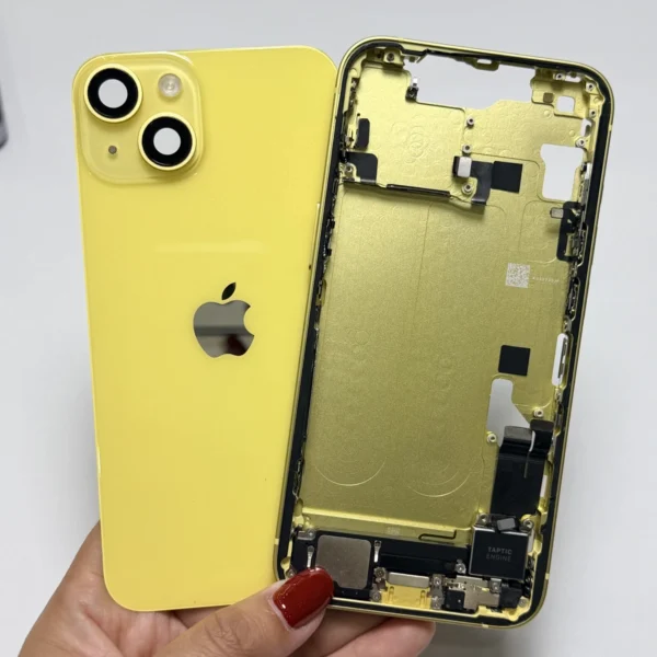 iPhone Rear Housing Assembly - Yellow